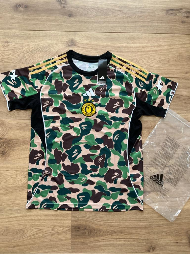 Adidas x BAPE Camo Voetbalshirt - Maat M, Ophalen of Verzenden, Nieuw, Maat 48/50 (M), Groen