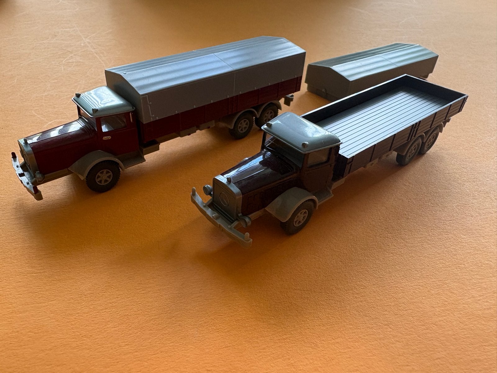 wiking		MB L1000 truck 2x	1/87	H0, Overige merken, Gebruikt, 1:50 of kleiner, Auto