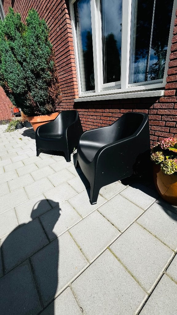 Tuinstoel  2 stuks, Ophalen, Nieuw, Kunststof, Stapelbaar