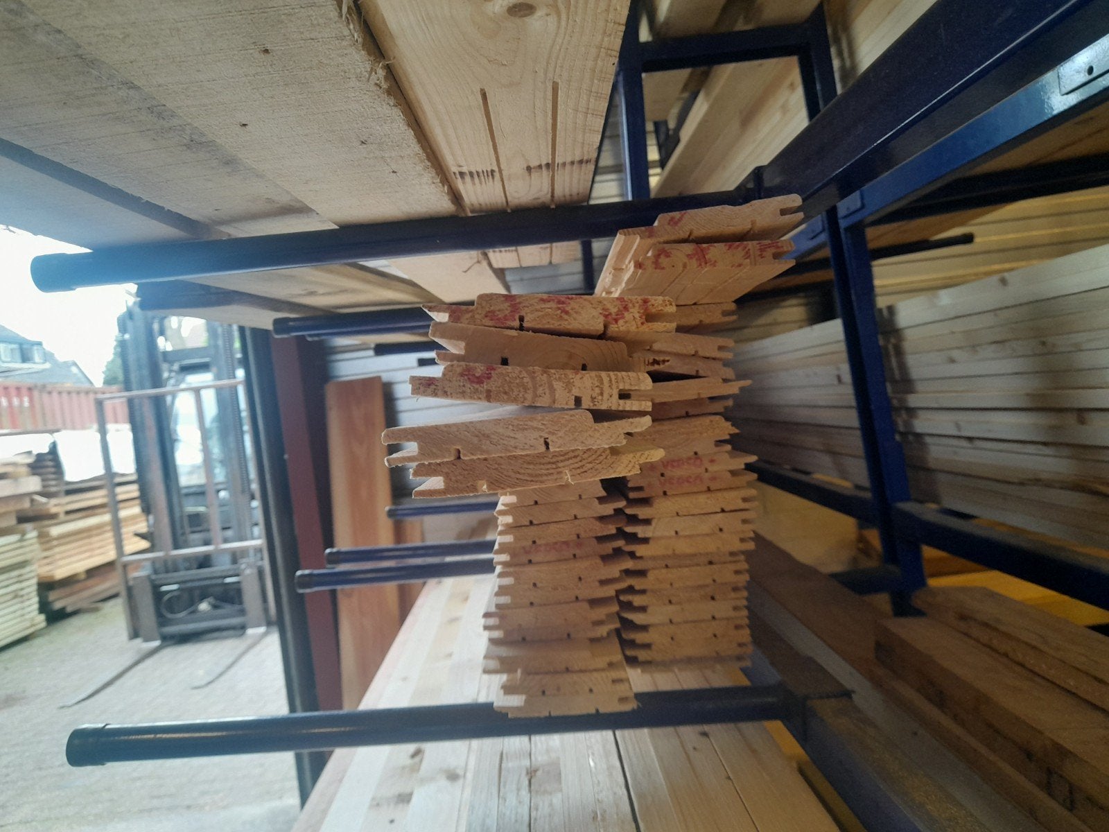 Schrootjes B-keus, schroten, saunaschroot, lambrisering, Ophalen, Minder dan 25 mm, Nieuw, Plank