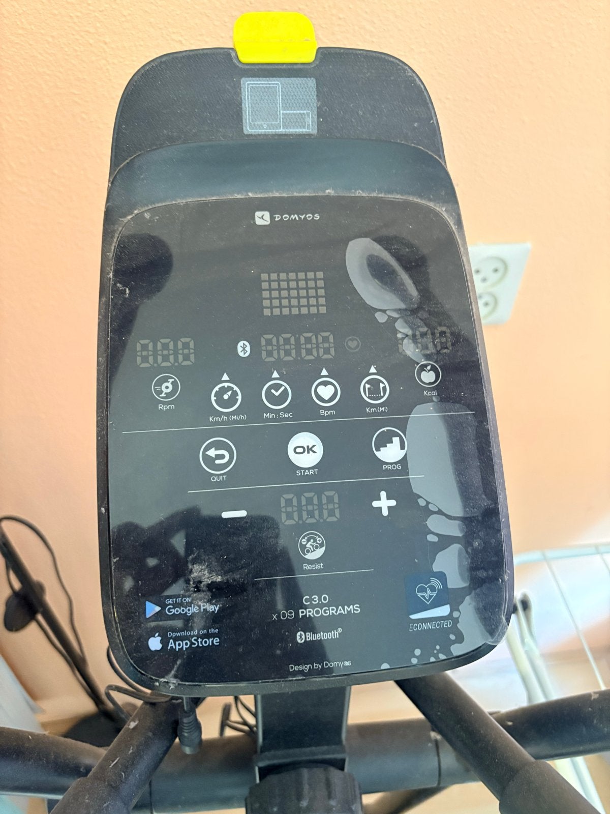 Domyos Crosstrainer EL 520 draadloos, 9kg, Gebruikt, Verzenden, Armen, Crosstrainer