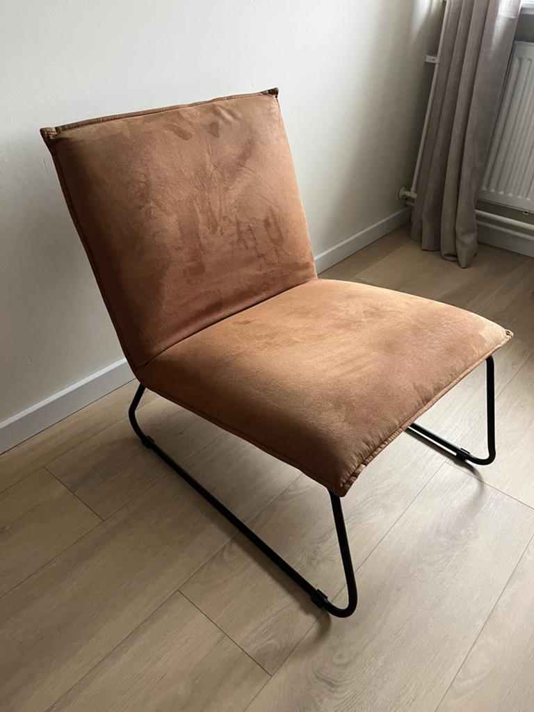 Mooie stoel te koop, Huis en Inrichting, Stoelen, Ophalen, Bruin, Zo goed als nieuw, Eén
