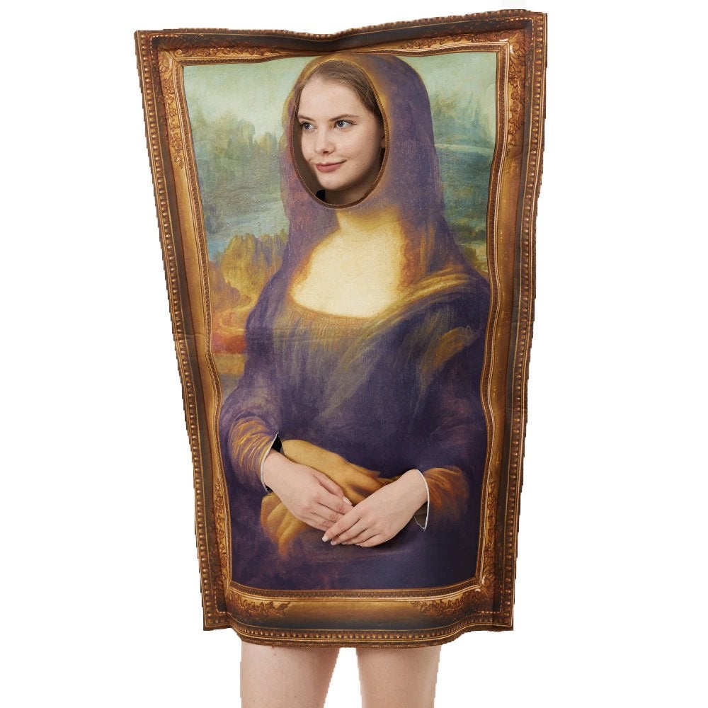 Mona Lisa Kostuum Feest Pak Carnaval Dames Vrouwen Grappig, Kleding | Dames, Verzenden, Nieuw, Carnaval, Kleding