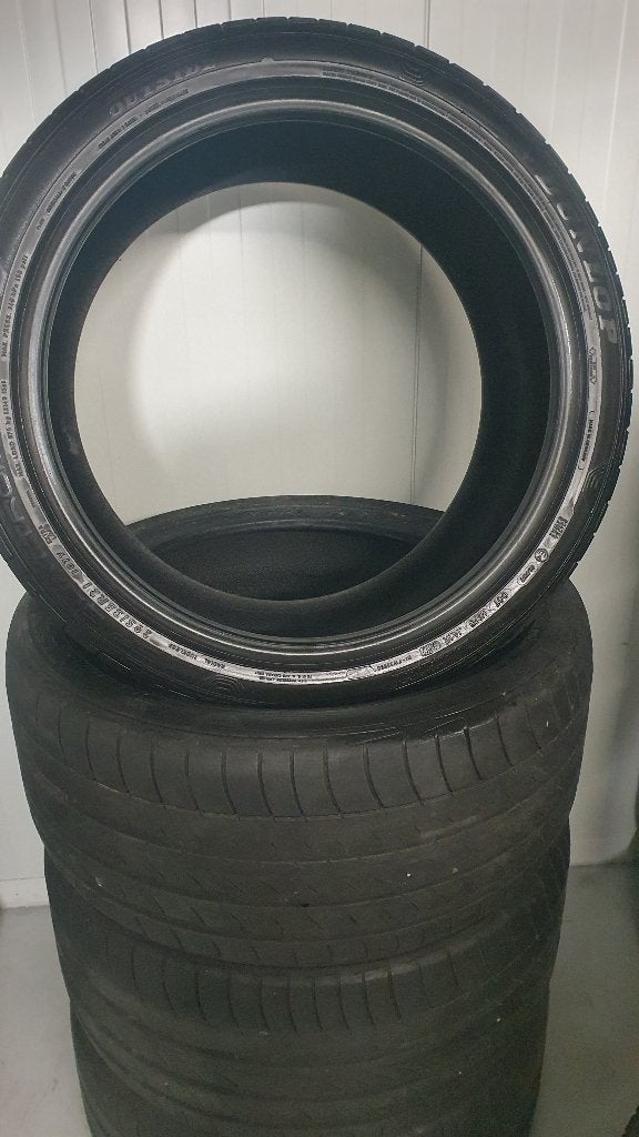 21"Losse Banden Dunlop SP 4x 295/35R21 107V, Auto-onderdelen, Banden en Velgen, Gebruikt, 295 mm, Band(en), Personenwagen