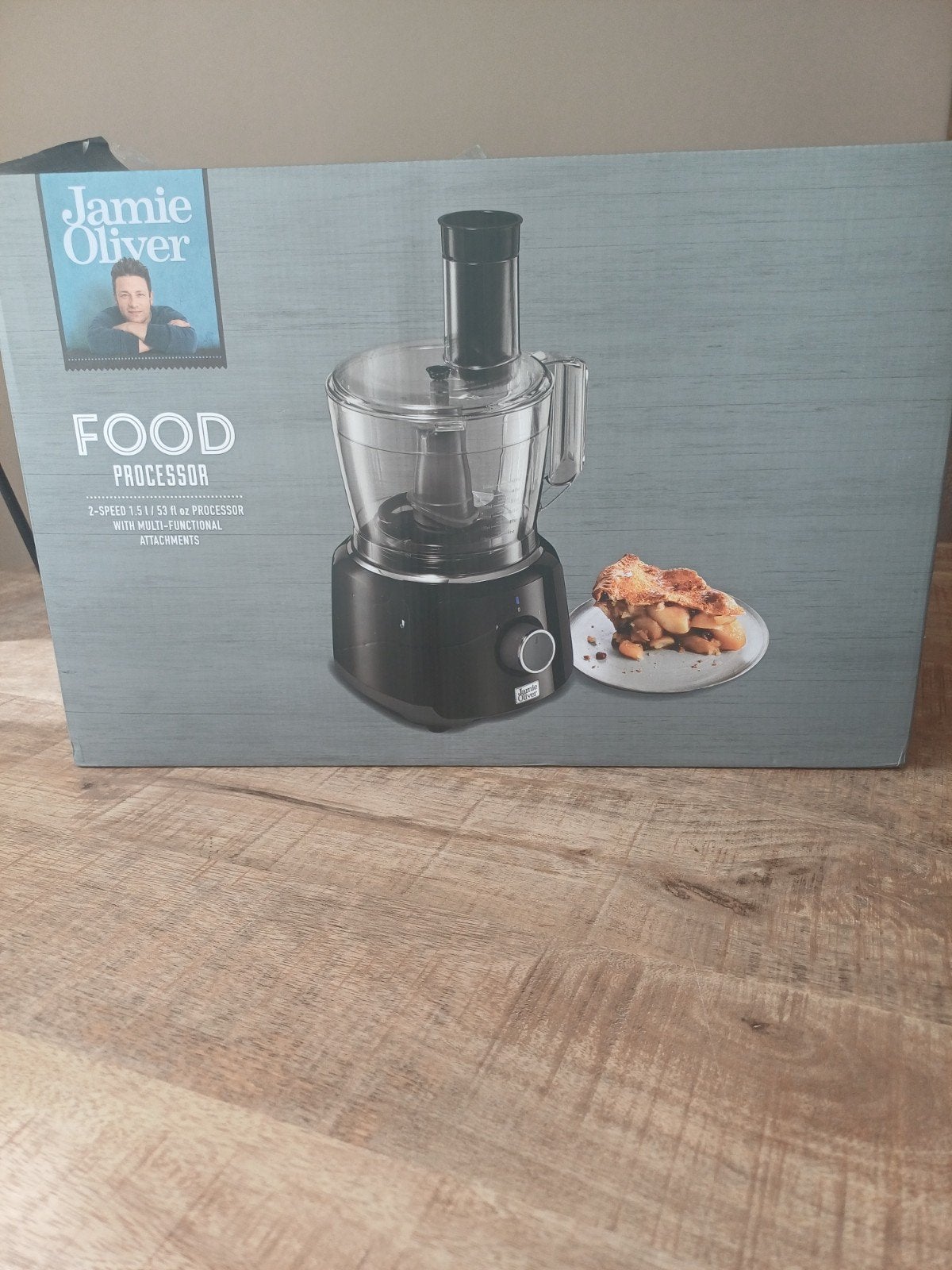 Jamie Oliver Food Processor - Nieuw in doos, 1 tot 2 liter, 2 snelheden, Nieuw, Ophalen of Verzenden