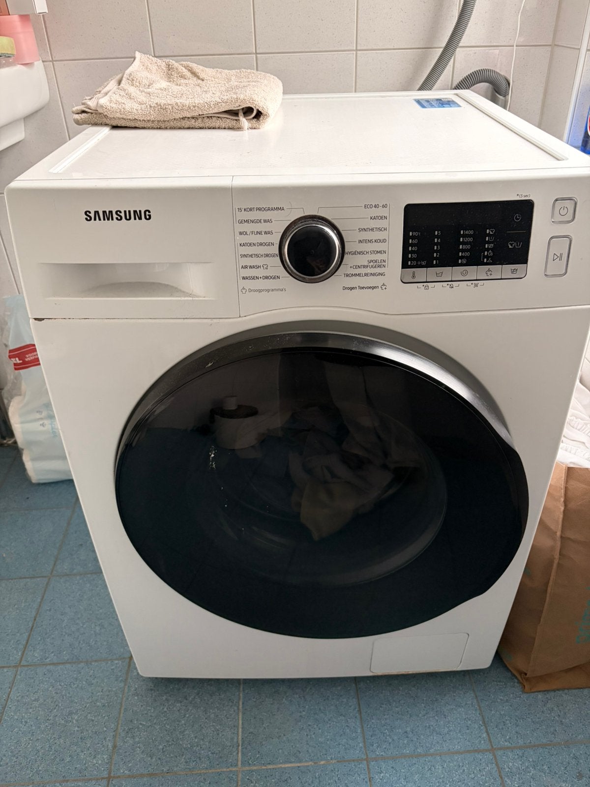 Samsung wasmachine, Witgoed en Apparatuur, Wasmachines, Gebruikt, Ophalen of Verzenden, 85 tot 90 cm, 1200 tot 1600 toeren