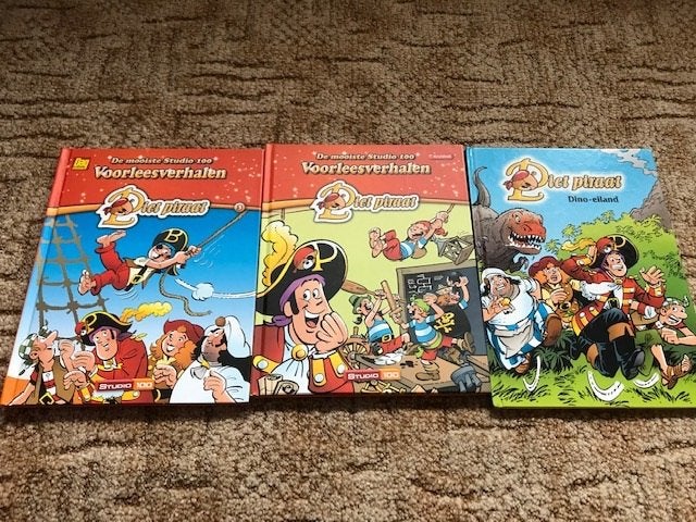 Piet piraat boeken. 2 Boeken zijn nieuw en 1 gelezen, Ophalen of Verzenden, Gelezen
