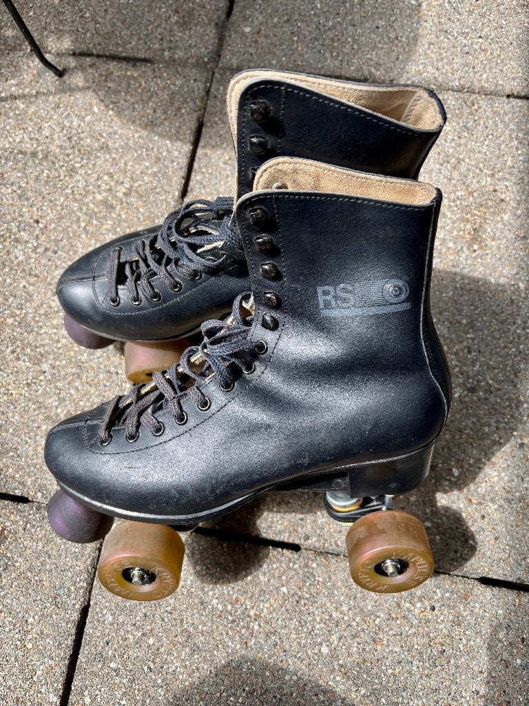 RSI rolschaatsen, zwart leer, maat 41, Krypto Impuls wielen, Sport en Fitness, Overige merken, Gebruikt, Overige typen, Ophalen of Verzenden