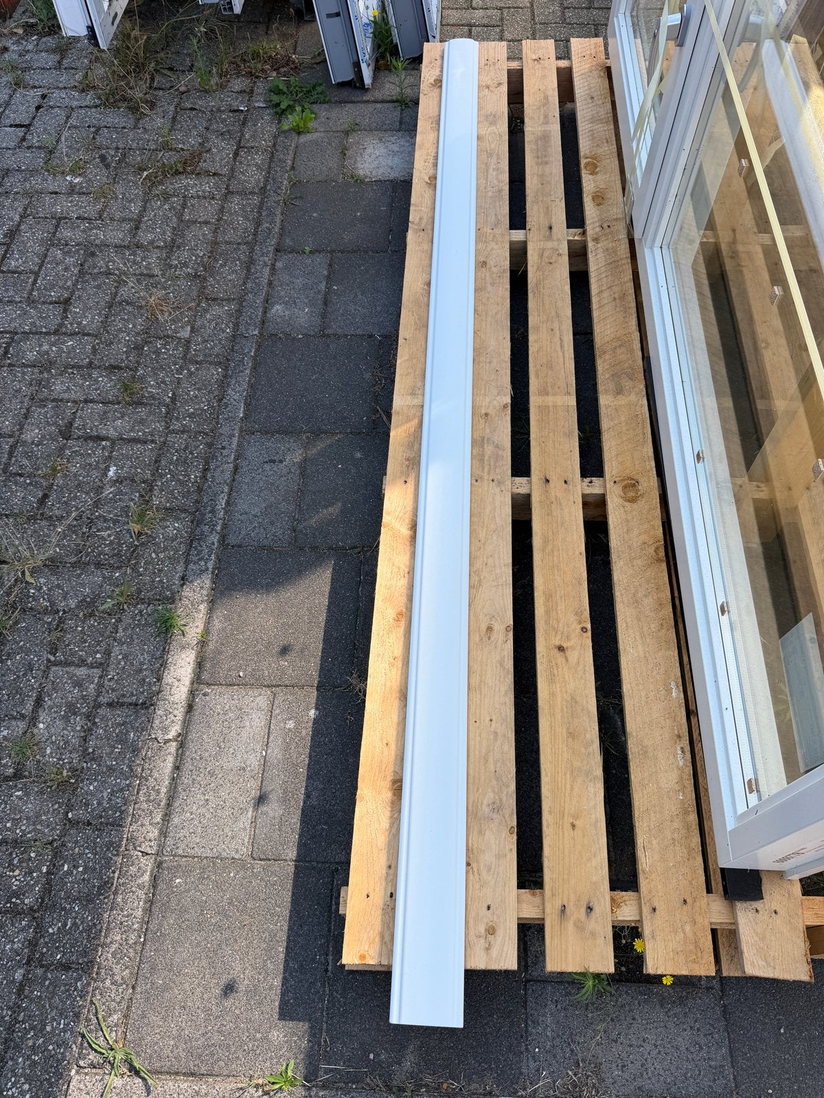Koplat bolvormig 100x22x2400mm, Doe-het-zelf en Verbouw, Hout en Planken, Ophalen, Minder dan 25 mm, Overige typen, Nieuw
