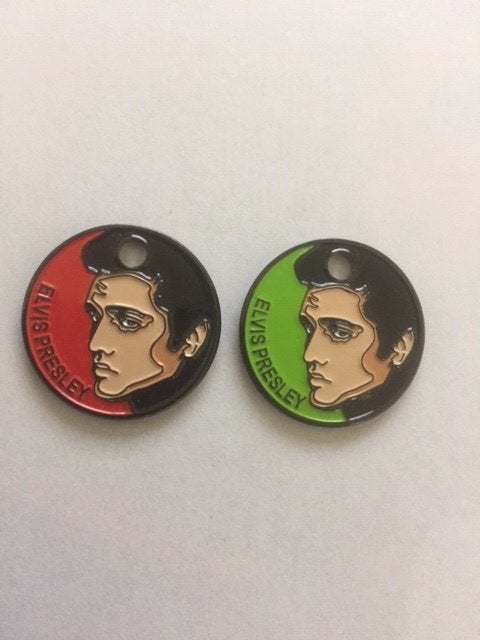 winkelwagenmuntjes Elvis Presley 2x, Verzamelen, Ophalen of Verzenden