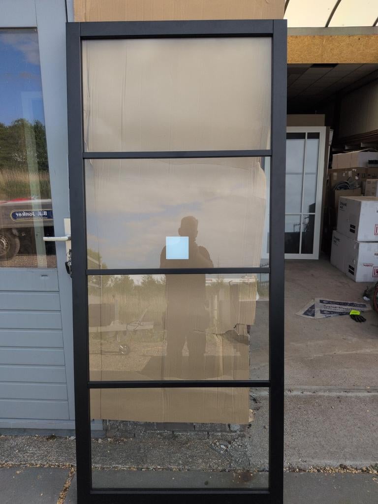 Nieuwe Staallook deur  930  2116  skantrae ssl4004, Ophalen, Binnendeur, 200 tot 215 cm