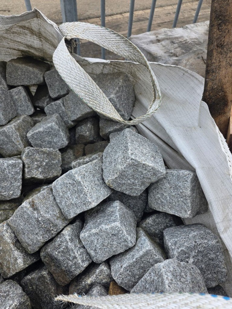 Bigbag Portugees granietkeien 9/11cm, Ophalen, Graniet, Nieuw, Kei