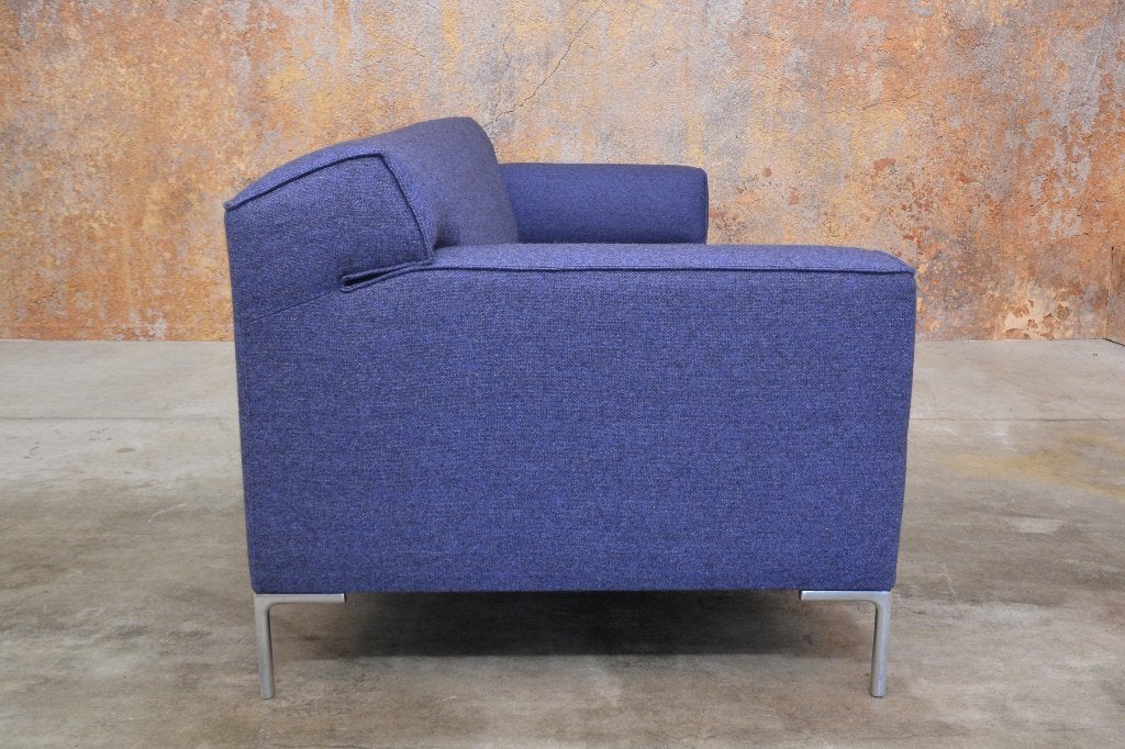 NIEUW beklede paarse Design on Stock Bloq bank in Amdal stof, Design on Stock, Design on Stock, 75 tot 100 cm, Ophalen of Verzenden