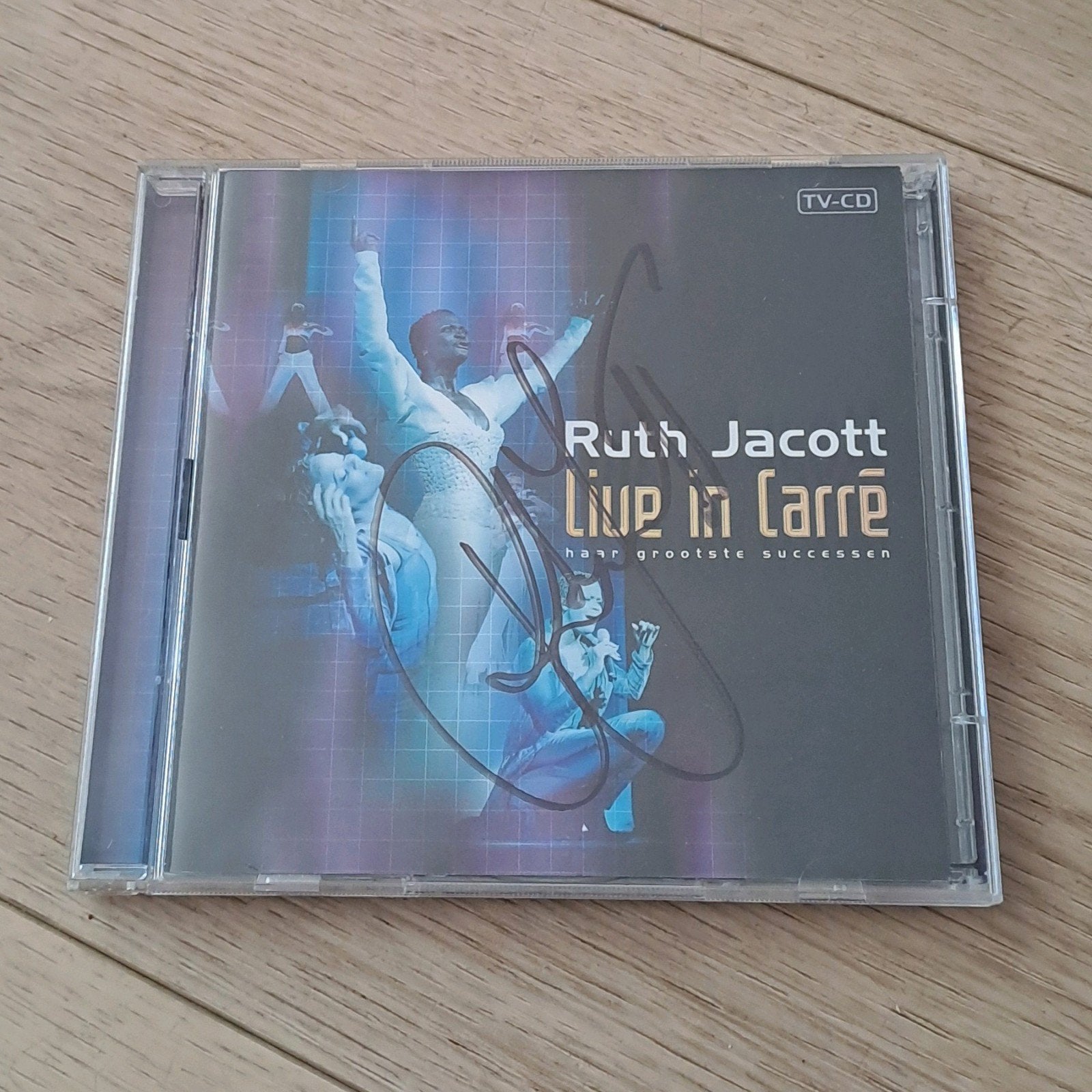 Ruth Jacott Live in Carré CD met originele handtekening, Gebruikt, Ophalen of Verzenden, Live-album, Pop