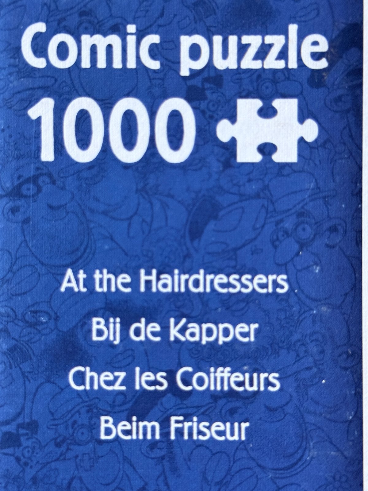 Leuke Jan van Haasteren - Bij de Kapper - 1000 stukjes, Ophalen of Verzenden, 500 t/m 1500 stukjes, Zo goed als nieuw, Legpuzzel