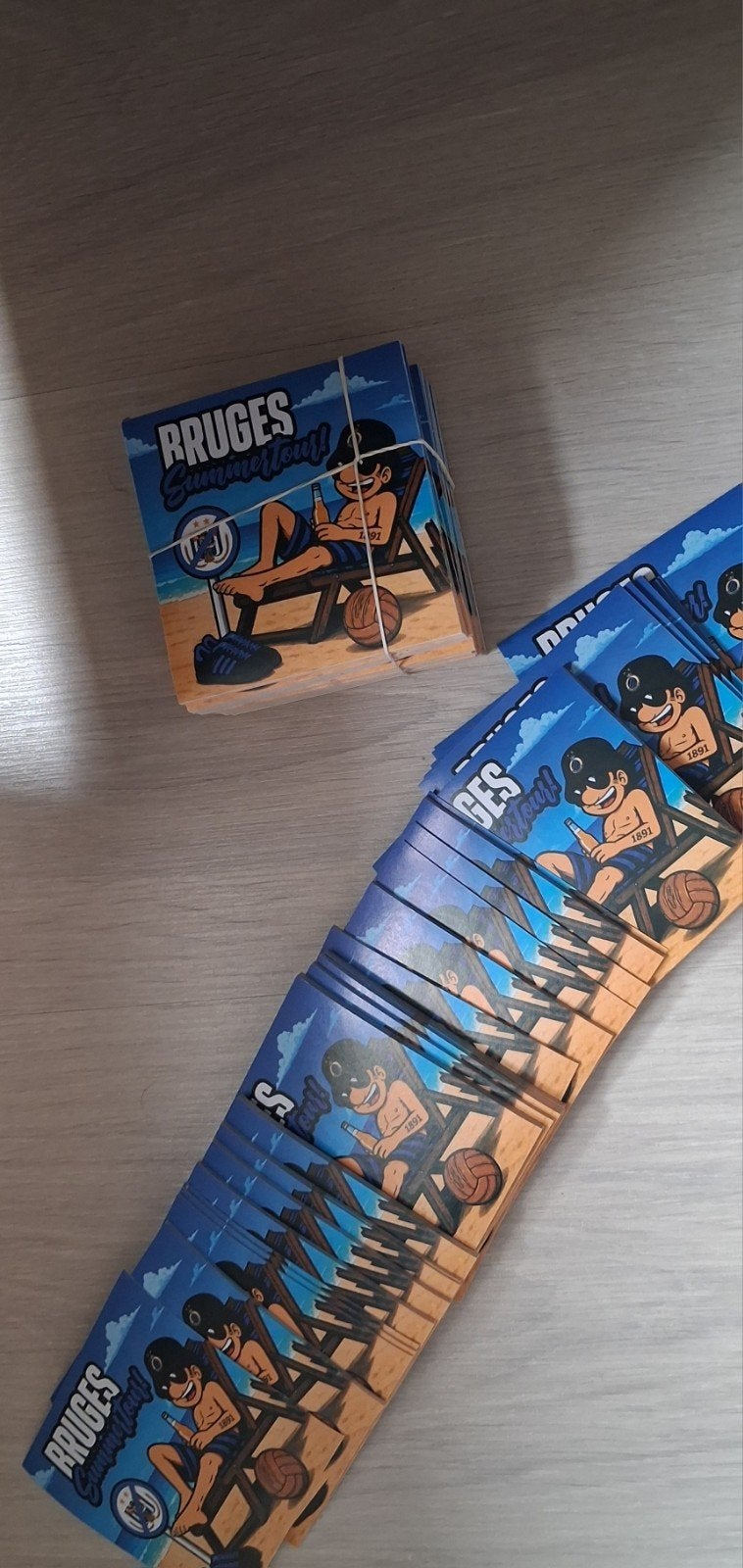 Bruges Summertime! Stickers - Club Brugge thema, Ophalen of Verzenden, Nieuw