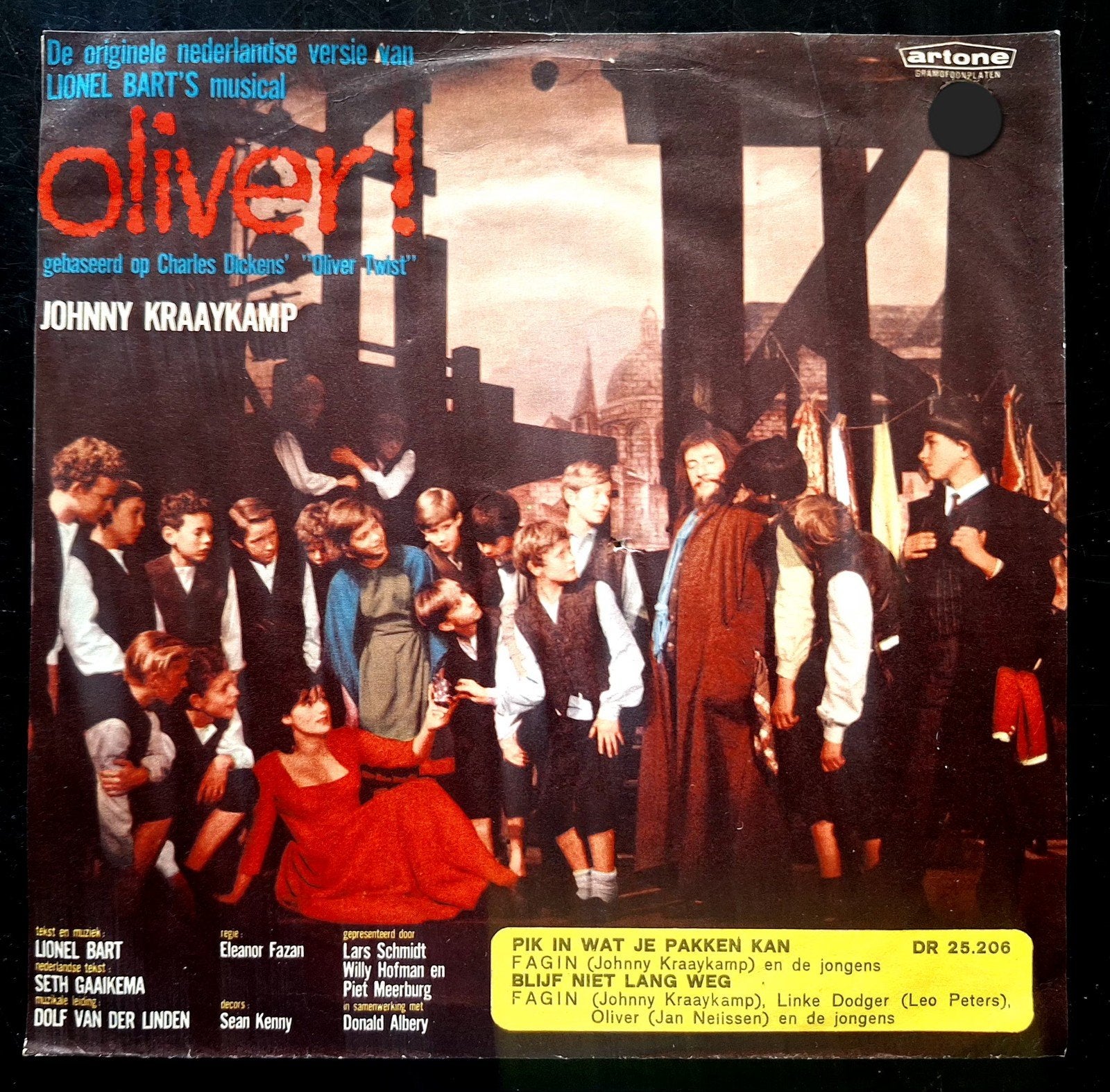 7"/SINGLE  JOHNNY KRAAYKAMP - Oliver !, Ophalen of Verzenden, Gebruikt, Pop