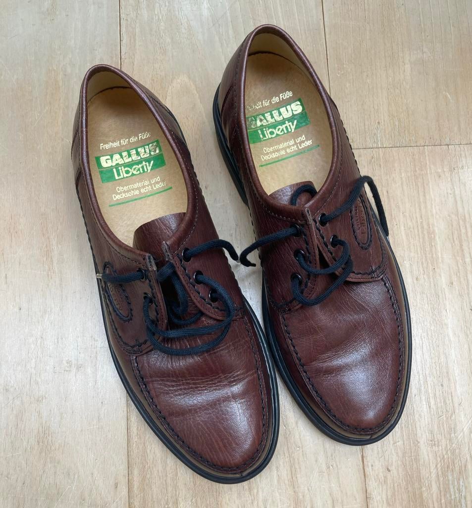 Gallus Liberty herenschoenen - Bruin leer, maat 43, Kleding | Heren, Schoenen, Bruin, Ophalen of Verzenden, Zo goed als nieuw