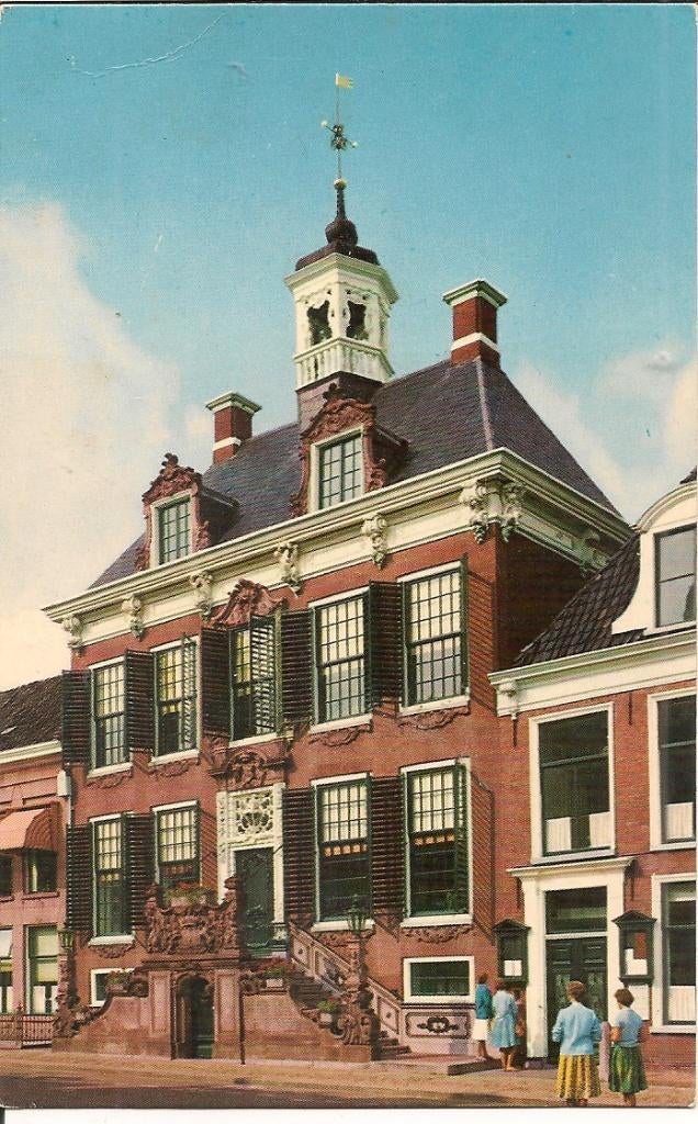 Sneek Stadhuis., Ophalen of Verzenden, 1960 tot 1980, Ongelopen, Friesland