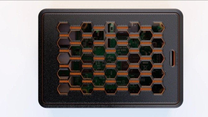 Raspberry pi 3/4 behuizing in 3D geprint, Computers en Software, Overige Computers en Software, Ophalen of Verzenden, Nieuw