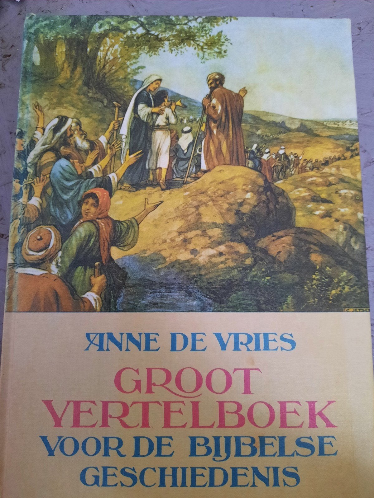Groot Vertelboek voor de Bijbelse Geschieds -Anne de Vrie, Ophalen of Verzenden, Gelezen