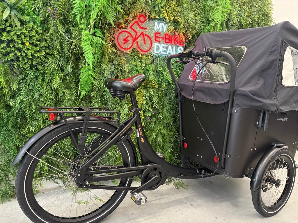 Vogue Superior Deluxe Bakfiets | Bafang M420 | 1595km, 4 kinderen of meer, Huif, Niet ingevuld, Ophalen of Verzenden