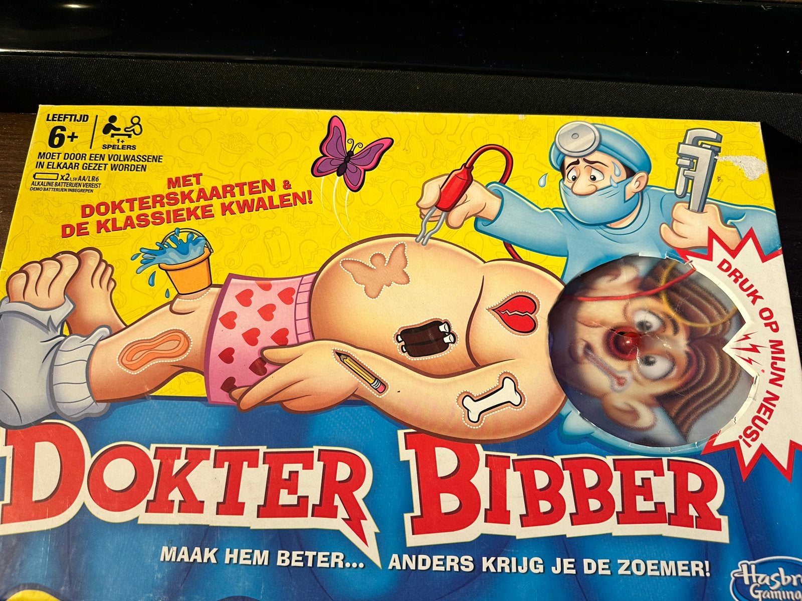 Dokter Bibber spel - Maak hem beter!, Hobby en Vrije tijd, Gezelschapsspellen | Bordspellen, Gebruikt, Een of twee spelers, Ophalen