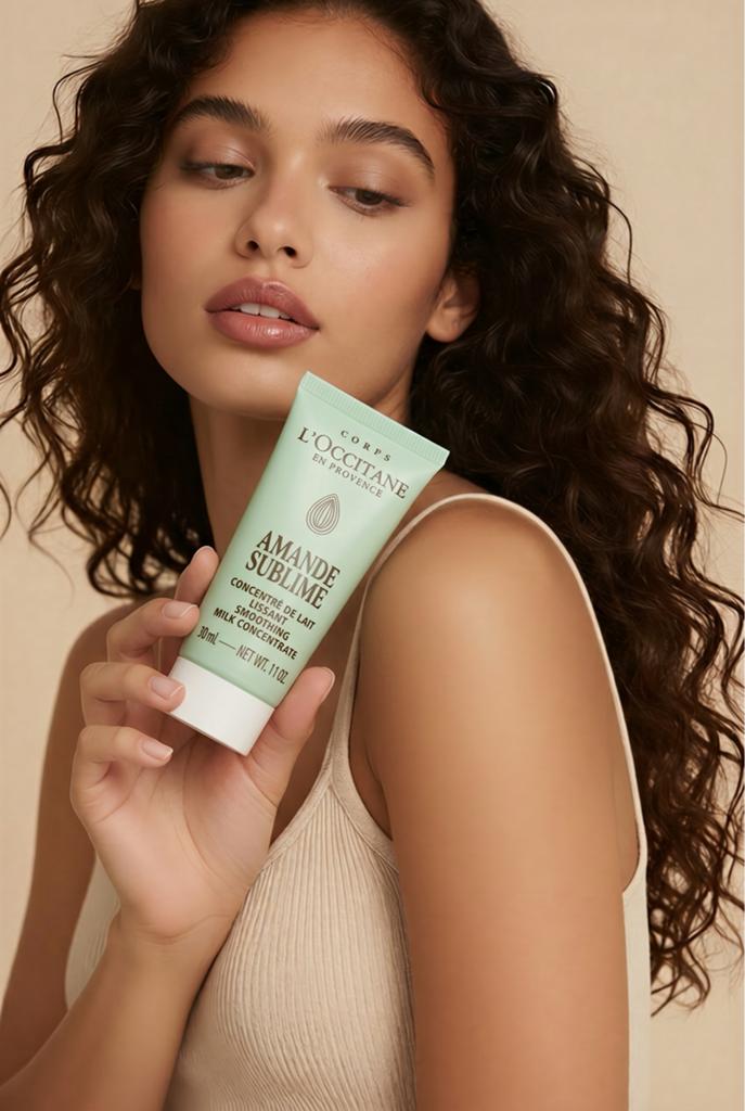 L'Occitane Amande Sublime Smoothing Milk Concentrate, Verzenden, Nieuw, Bodylotion, Crème of Olie
