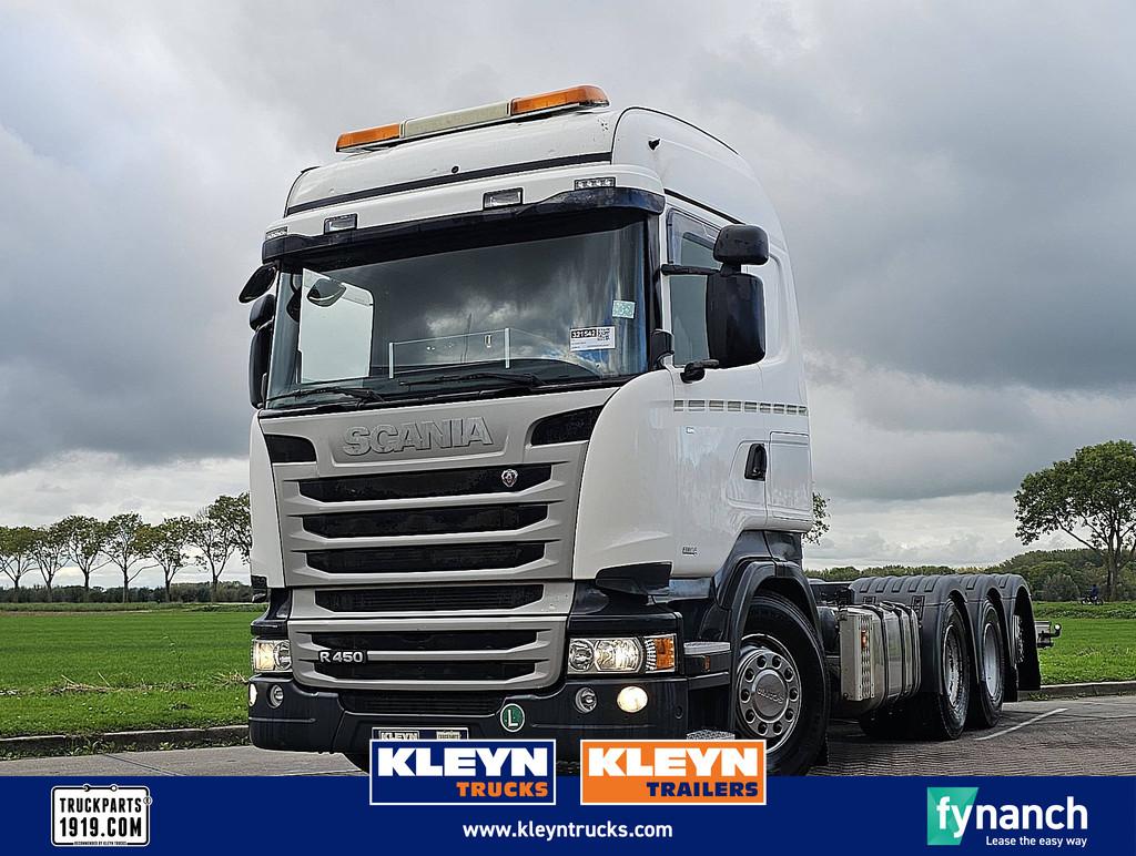 SCANIA R450 8x4*4 retarder pto, Auto's, Automaat, Euro 6, Scania, Wit