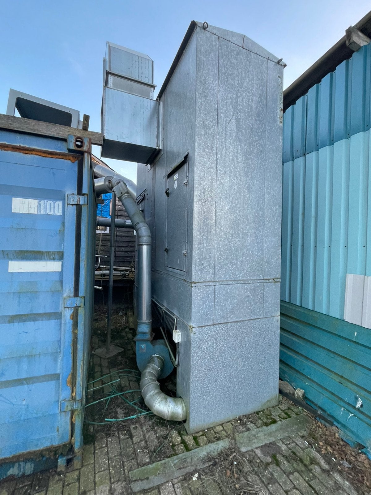 Hout mot afzuiging zaagsel stof, Ophalen