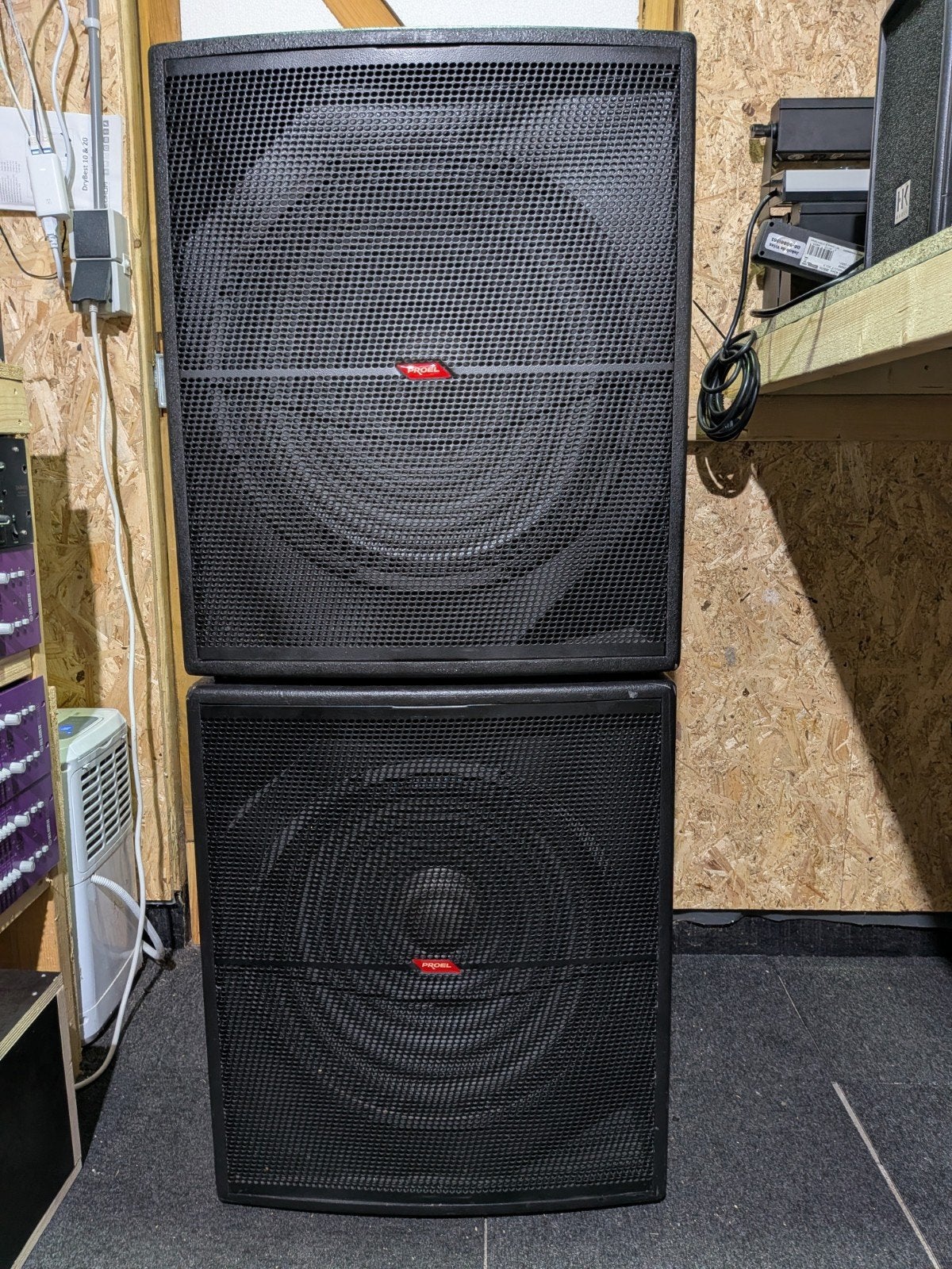 Proel EX18SA subwoofers passief, Ophalen, Gebruikt, Subwoofer, Overige merken