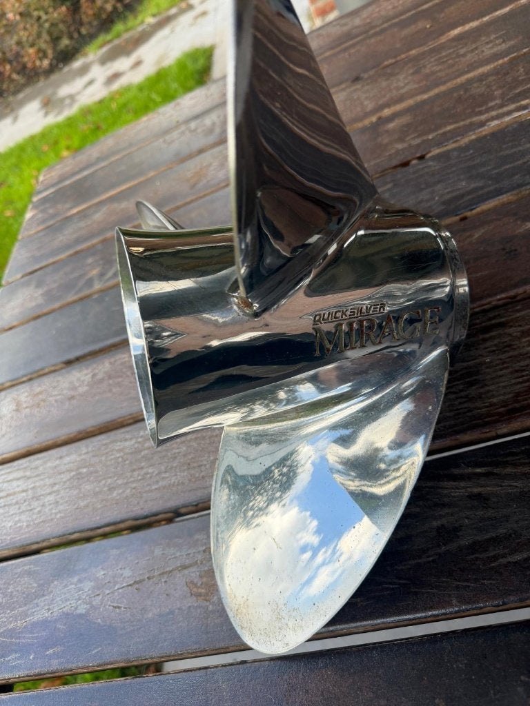 RVS propeller Quicksilver mirage, Ophalen of Verzenden, Zo goed als nieuw, Motor en Techniek, Motorboot