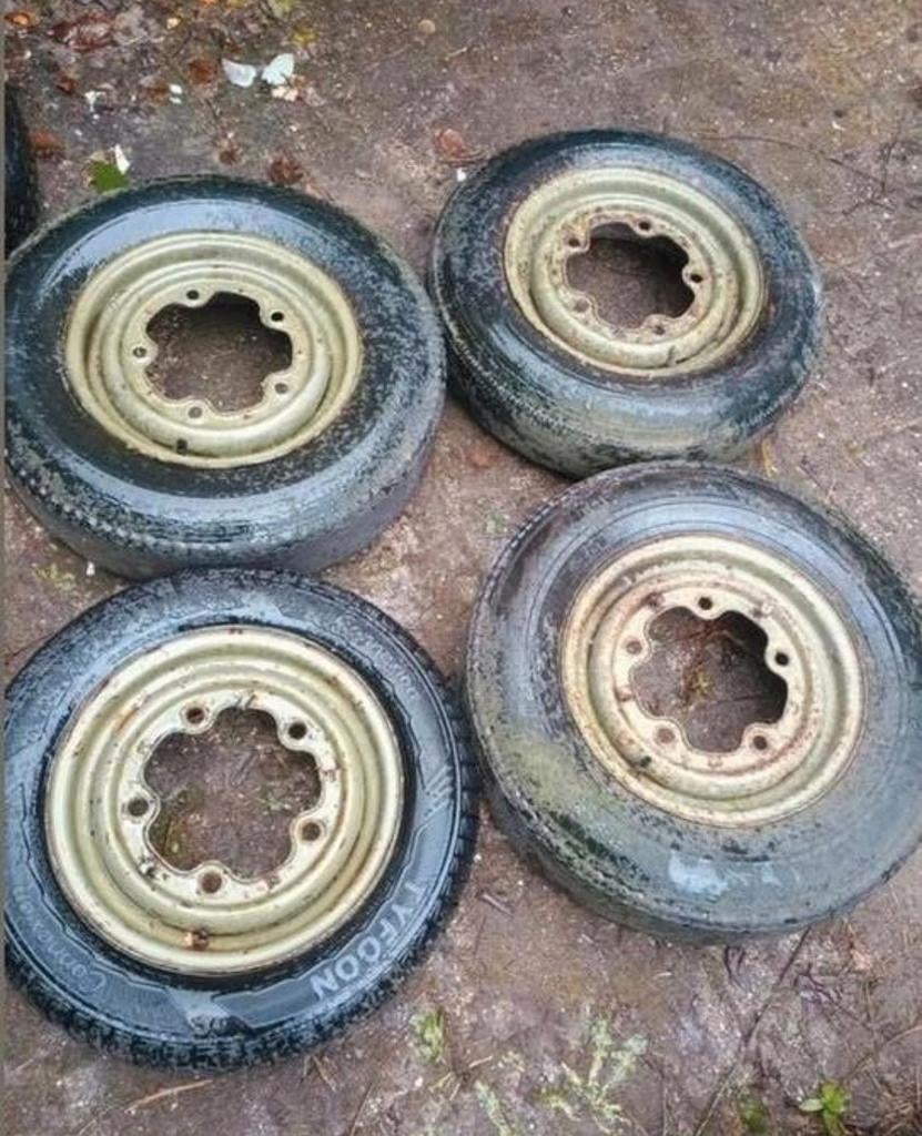 Zeldzame VW Kübel 181 velgen 14" smoothie pre-67, Auto-onderdelen, Ophalen of Verzenden, Gebruikt, Porsche