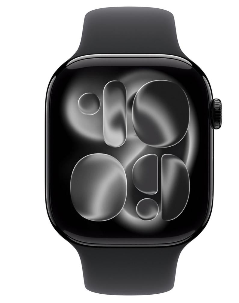 Apple Watch Series 11 GPS 46mm JetBlack Black Sport Band M/L, Apple, Apple, Zwart, IOS