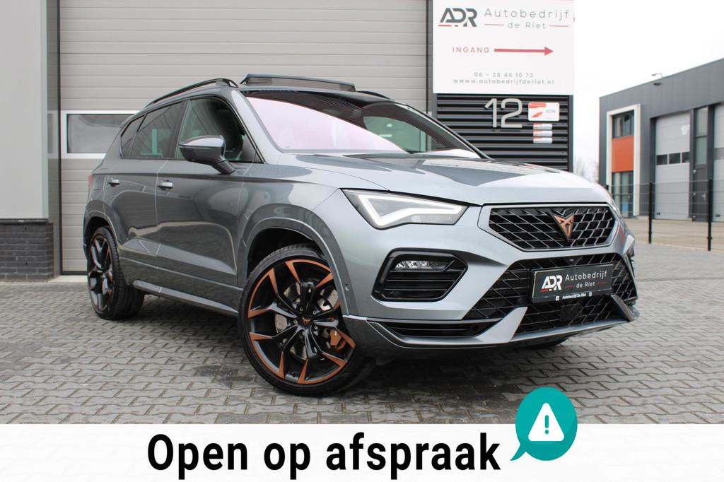 CUPRA Ateca 2.0 TSI 301PK LIMITED/PANO/NAVI/VIRT/20''/BOM VO, Auto's, Gebruikt, Zwart, 4 cilinders, 1984 cc