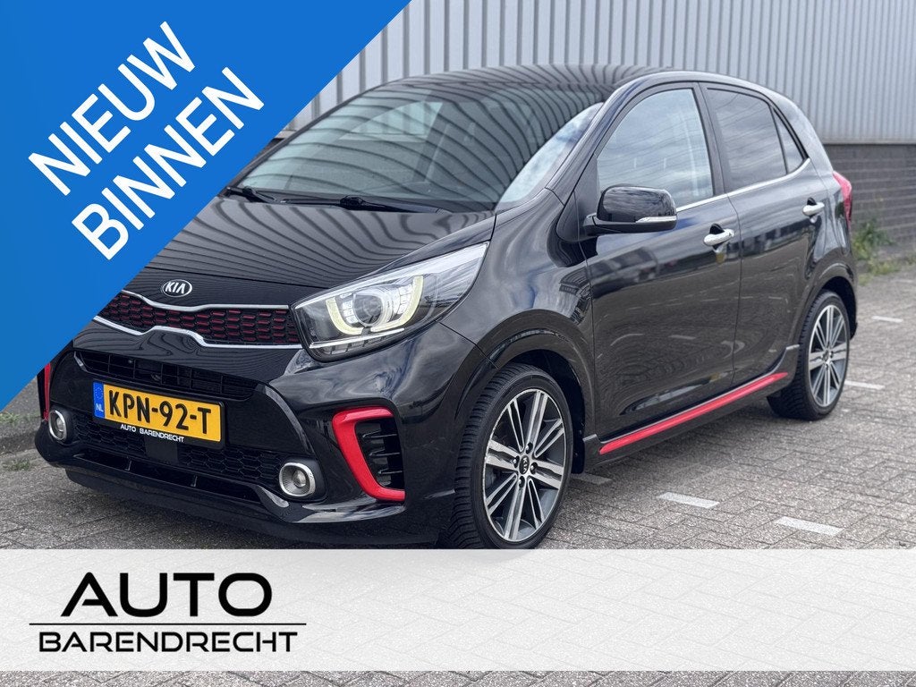 Kia Picanto 1.2 CVVT GT-line Automaat | Apple CarPlay, Auto's, Kia, Stof, Gebruikt, Euro 6, 4 cilinders