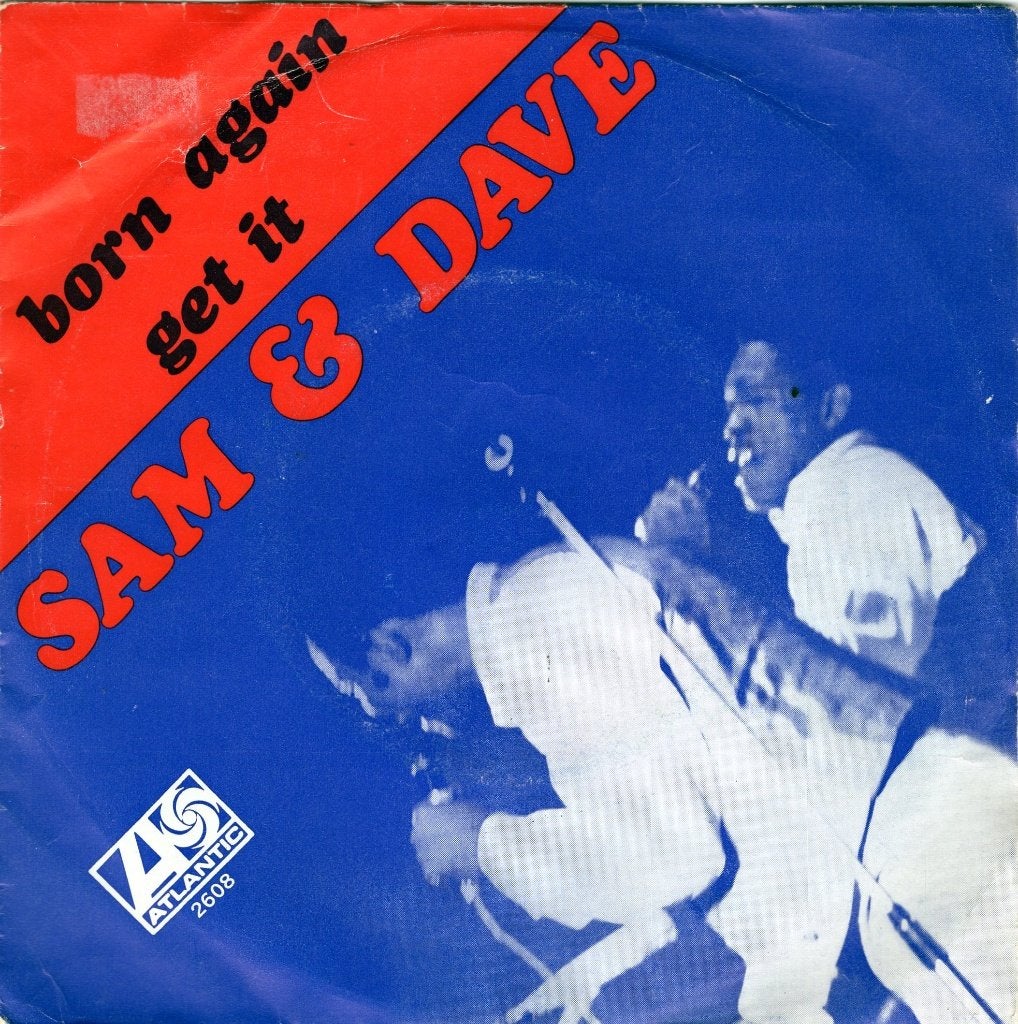 SAM & DAVE  -  Born again, Gebruikt, 7 inch, Pop, Fotohoes