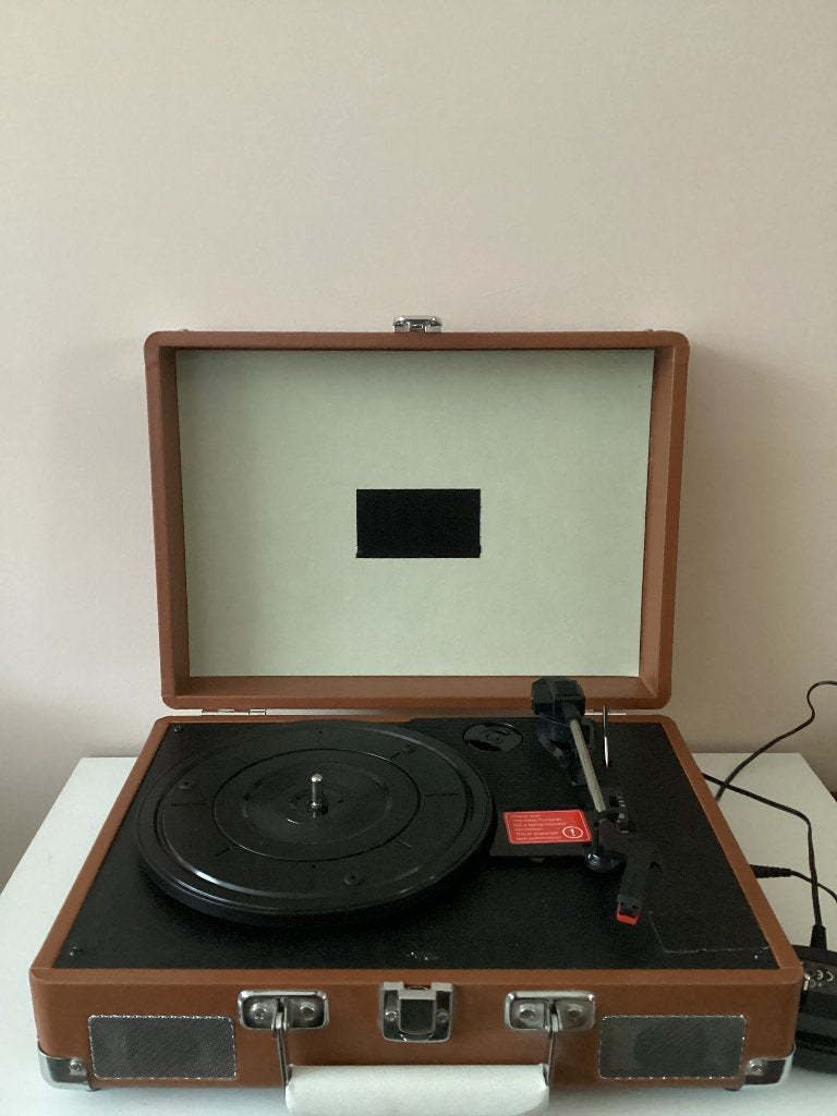 Draagbare Vintage Vinyl Retro platenspeler VV-SV-TT-BC), Ophalen of Verzenden, Zo goed als nieuw, Overige merken