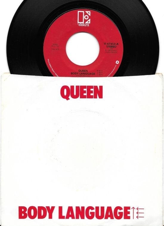 Queen 7" Body Language 1982 USA Withdrawn Censored Sleeve, Gebruikt, 7 inch, Ophalen of Verzenden, Pop