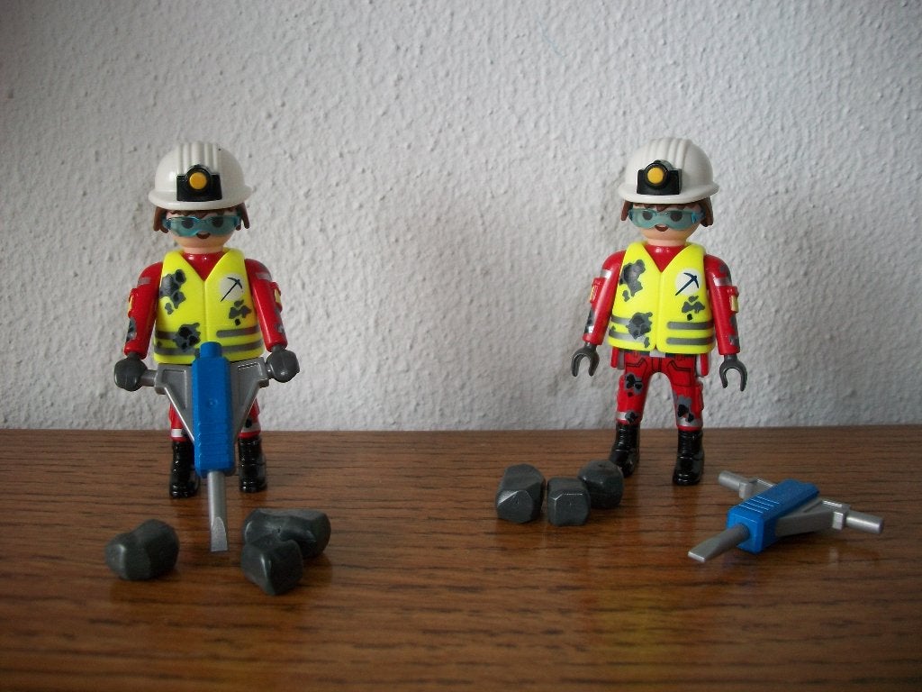 Stratenmaker / werk in uitvoering / bouwvakker, Ophalen of Verzenden, Nieuw, Complete set, Figuren