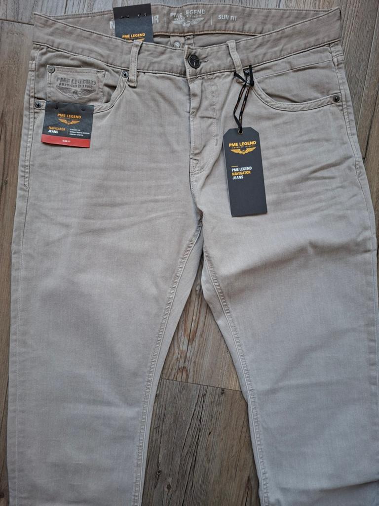 PME LEGEND Navigator slimfit jeans W34 L32, Nieuw, Ophalen of Verzenden, W33 - W34 (confectie 48/50), Grijs