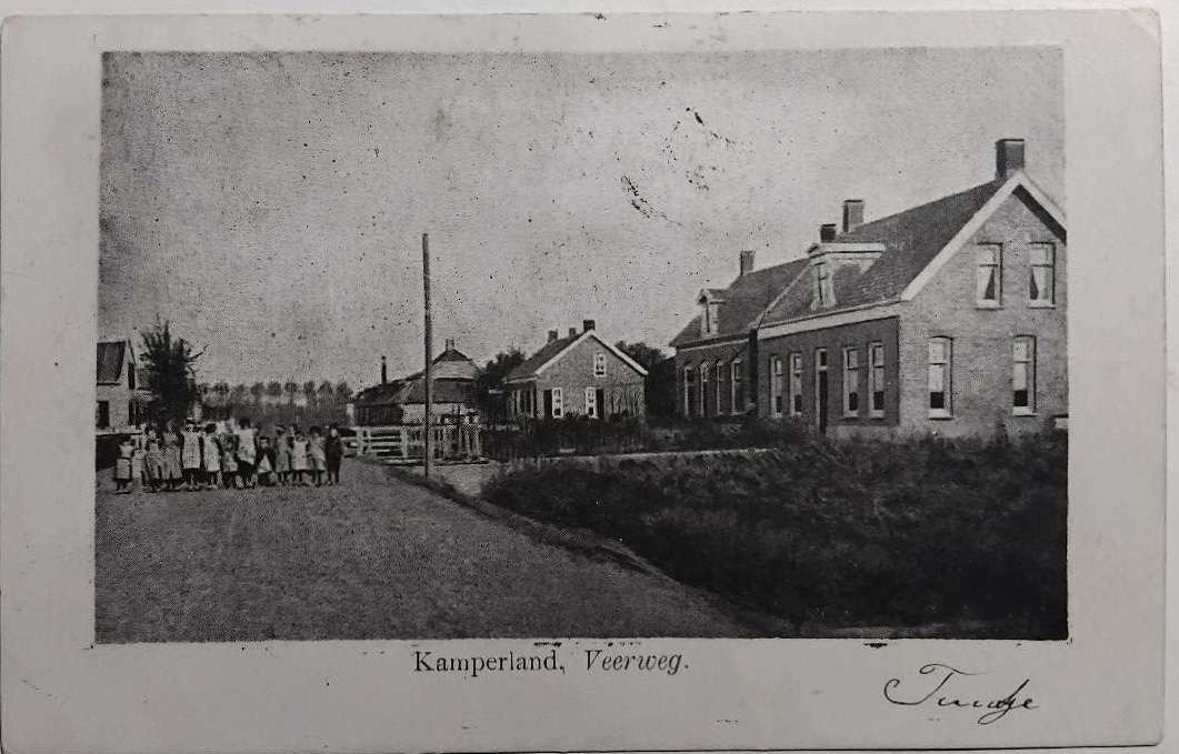 Kamperland (Zeeland) - Veerweg 1905 | Uitg. Tange, Ophalen of Verzenden, Voor 1920, Gelopen, Zeeland