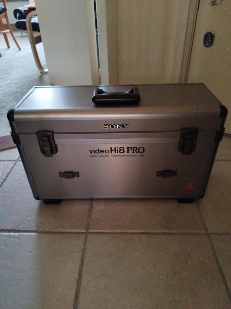 Vintage Sony Video Hi8 PRO Camera Koffer - Aluminium, Ophalen of Verzenden
