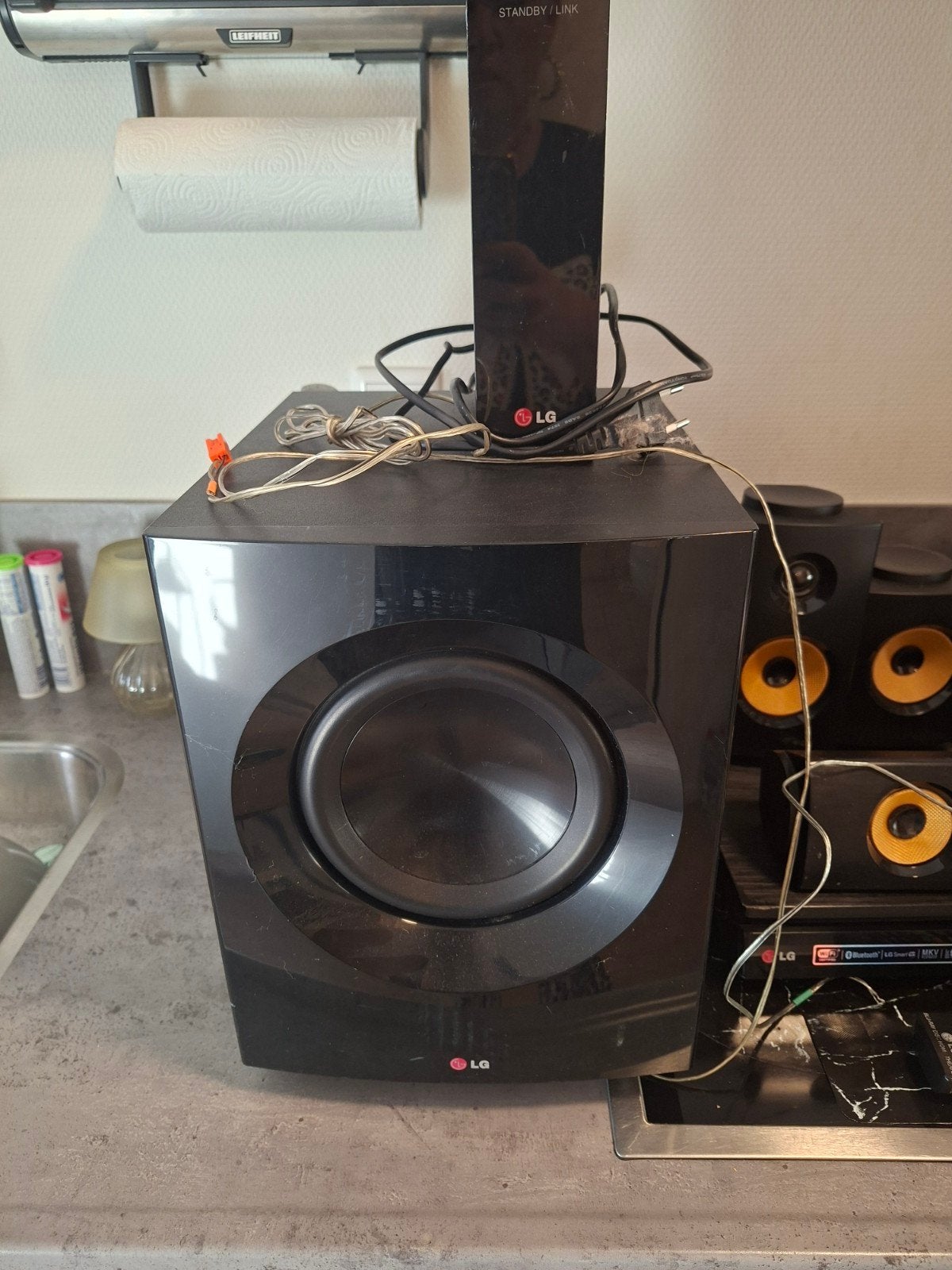 lg home seroundset 3d blu-ray wirless home cinema BH7240, 7.1-systeem, Gebruikt, Blu-ray-speler, 70 watt of meer