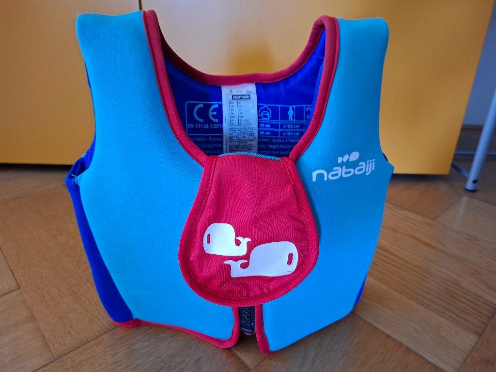 zwemvest maat S, 15-18 kg  Decathlon, Watersport en Boten, Watersportkleding, Kind, Ophalen of Verzenden, Zo goed als nieuw, Decathlon