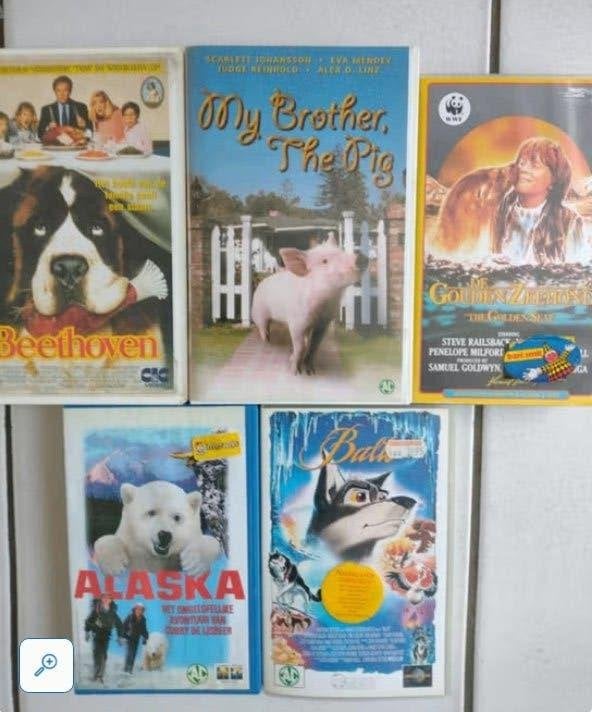 5 VHS-banden: Familie- en avonturenfilms, Alle leeftijden, Ophalen of Verzenden, Gebruikt, Actie en Avontuur
