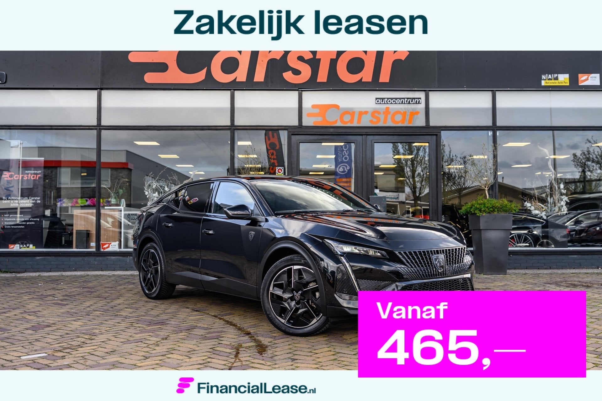 Peugeot 408 1.6 HYbrid GT 180 EAT8|Car-Play|Camera|191 PK, Dealer onderhouden, Gebruikt, 4 cilinders, 150 pk