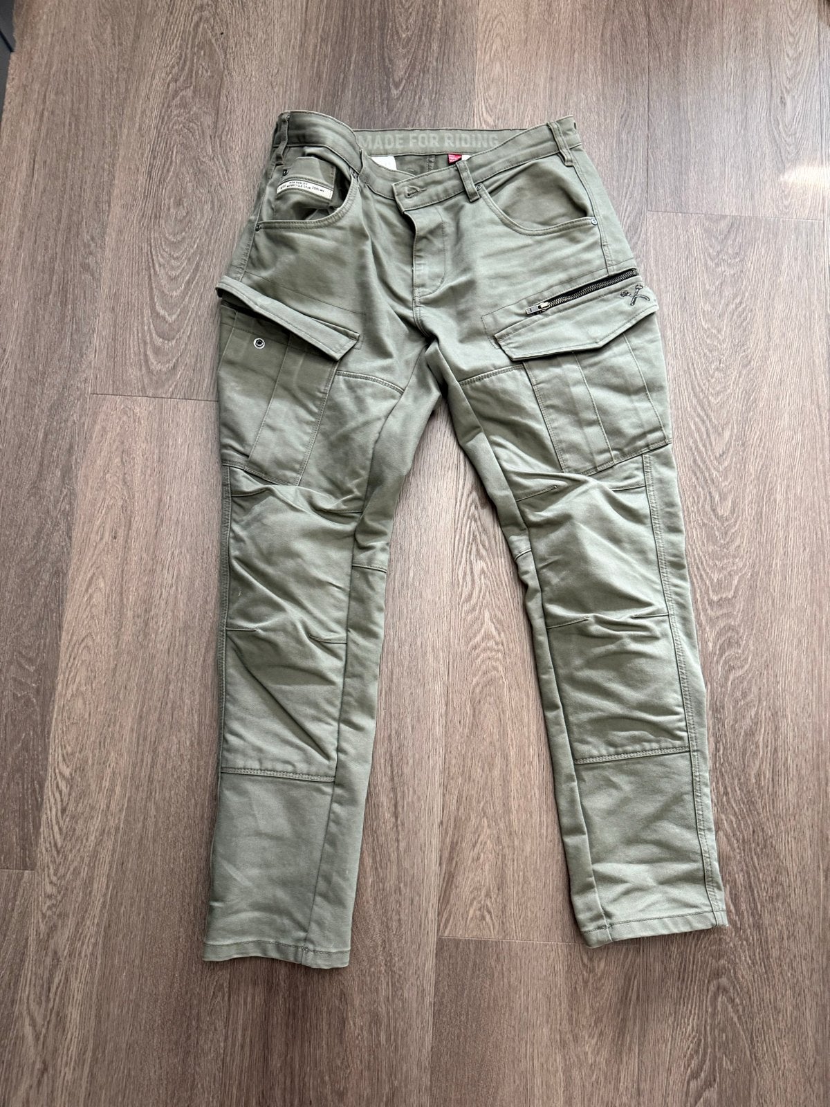 John Doe Defender Mono Olive motorjeans - Zo goed als nieuw, Ophalen, Zo goed als nieuw, Overige kleuren, W33 - W34 (confectie 48/50)