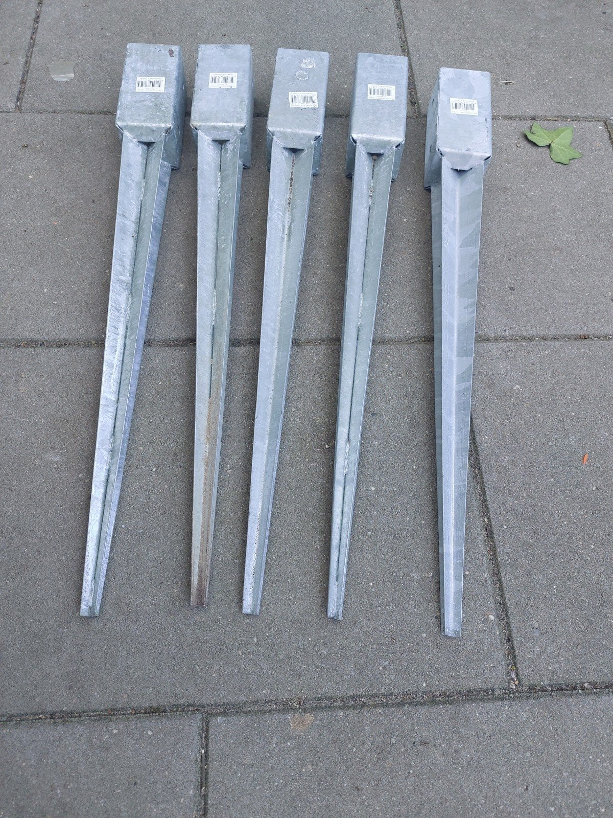 Aangeboden paalhouders 5stuks, Ophalen, Nieuw, Minder dan 180 cm, Palen