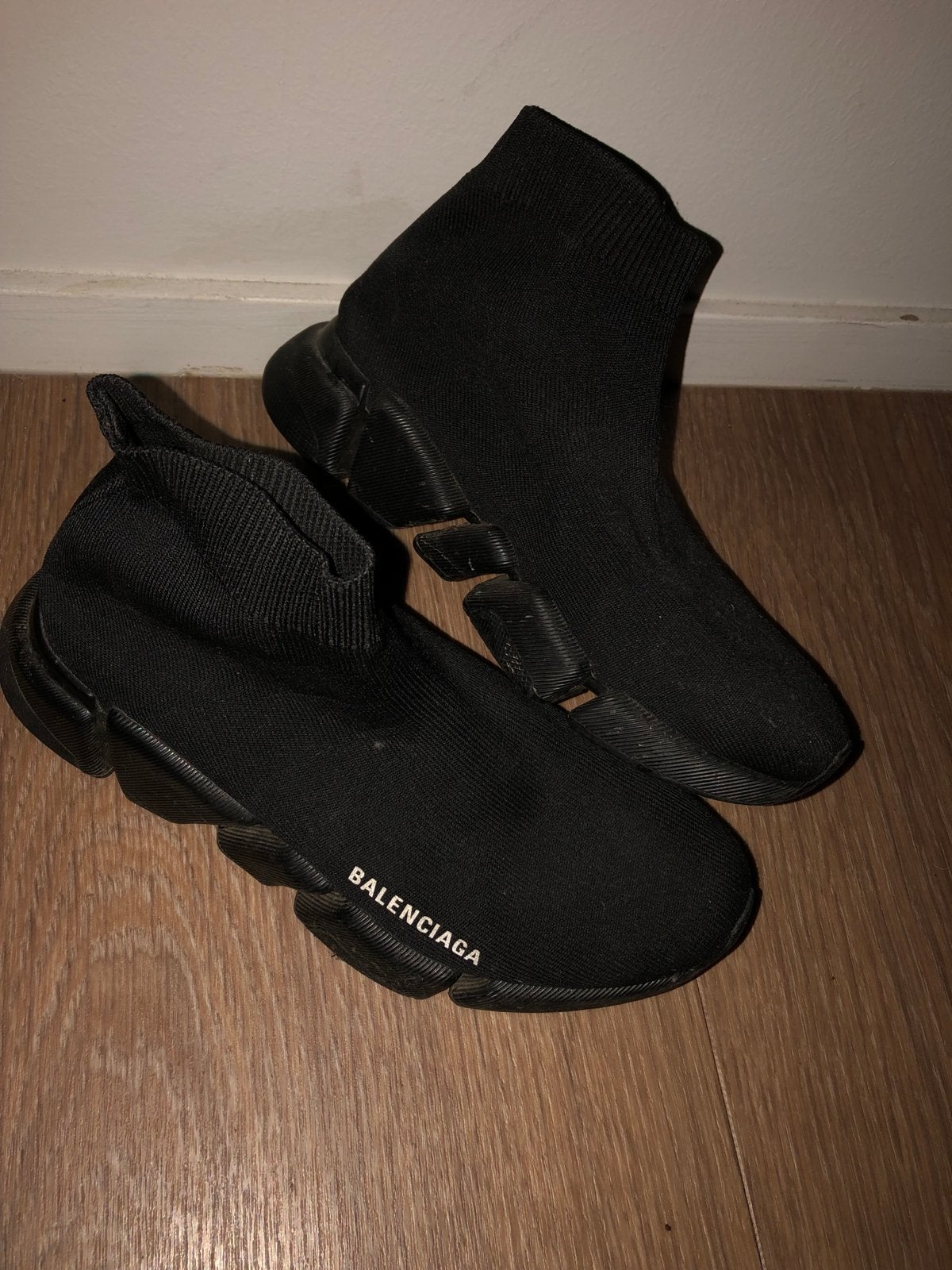 Balenciaga speedrunner sneakers zwart, Ophalen of Verzenden, Gedragen, Zwart, Sneakers of Gympen